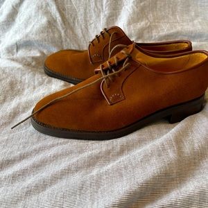 Giorgio Armani suede Derby shoes